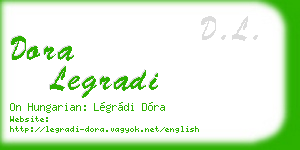 dora legradi business card